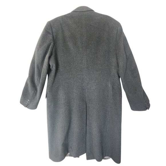 Kuppenheimer Overcoat Men's Gray Wool Cashmere Long Sleeve Classic Fit L/XL - Picture 2 of 7